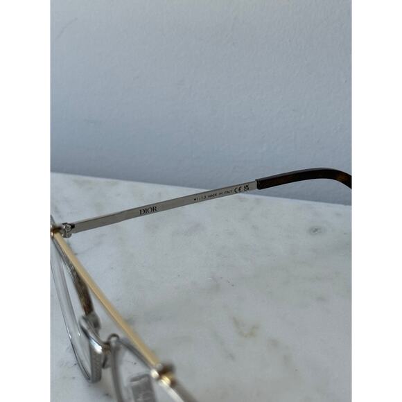 NEW Dior CD DiamondO R2U Eyeglasses Frames in Two Toned $640 - Picture 8 of 9